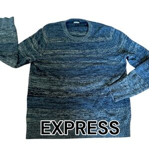 Express Men's Heathered Crewneck Sweater